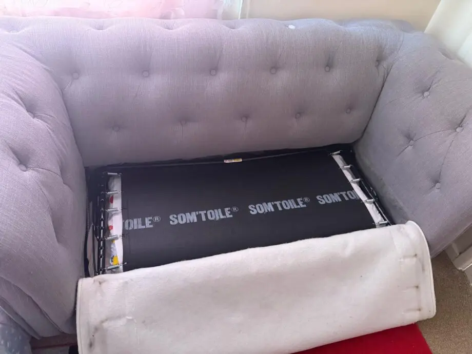 DFS sofa set with sofa bed.