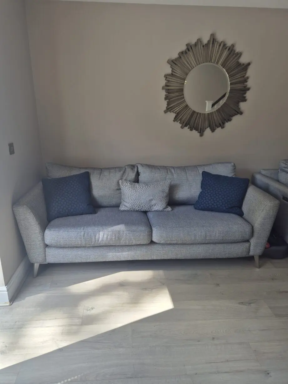DFS LIBBY 3 Seater sofa and motion recliner cuddler seat