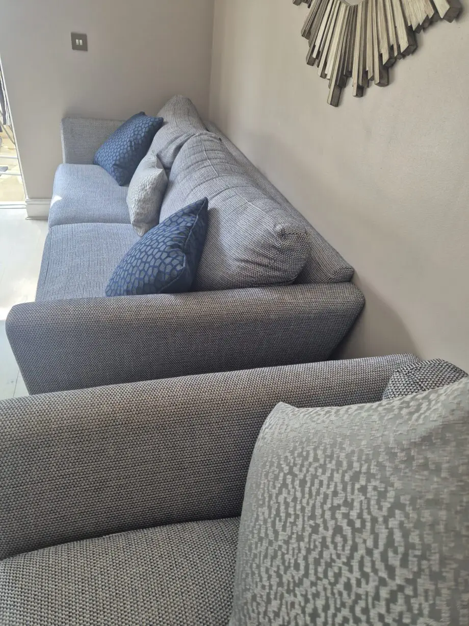 DFS LIBBY 3 Seater sofa and motion recliner cuddler seat