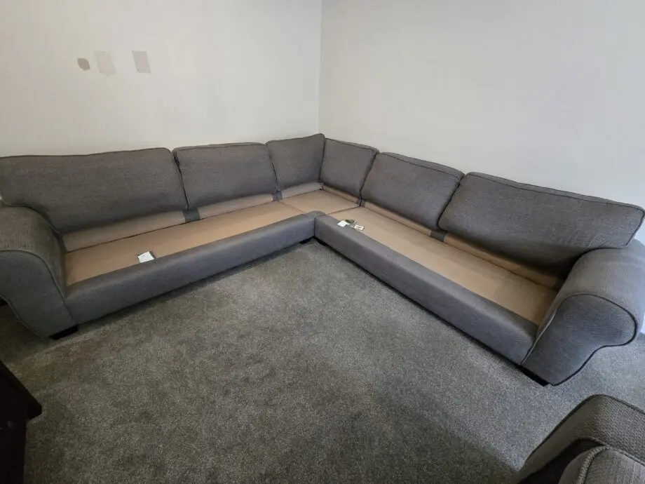 Grey sofology corner sofa