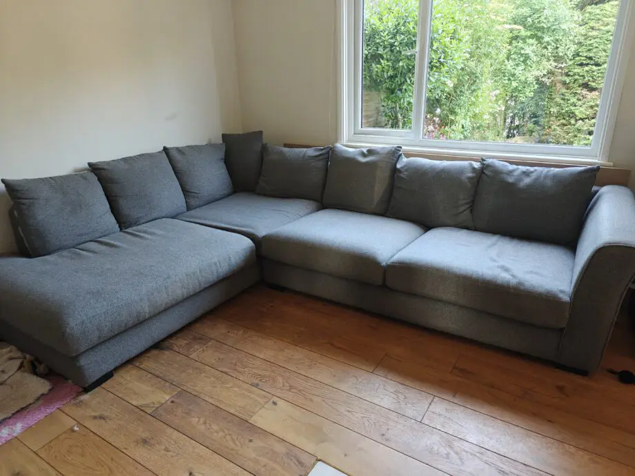 Large Grey Corner Sofa