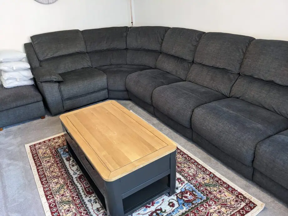 Brand new sofa just one month old.