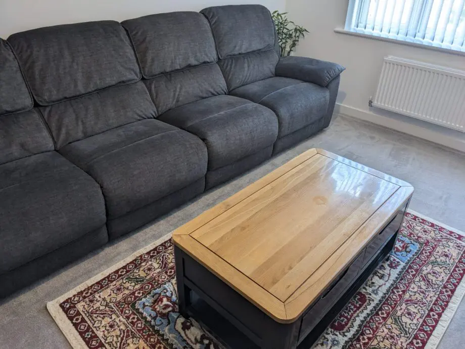 Brand new sofa just one month old.