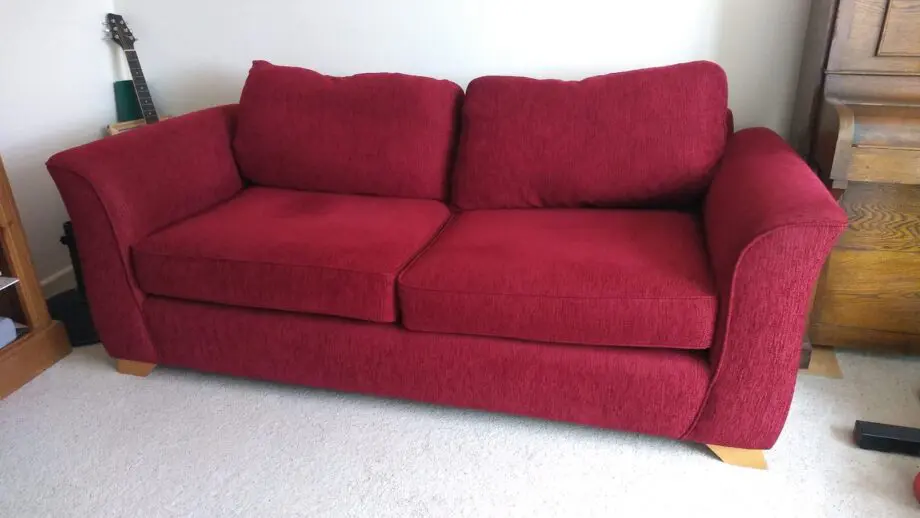 2 Seater Red Sofa