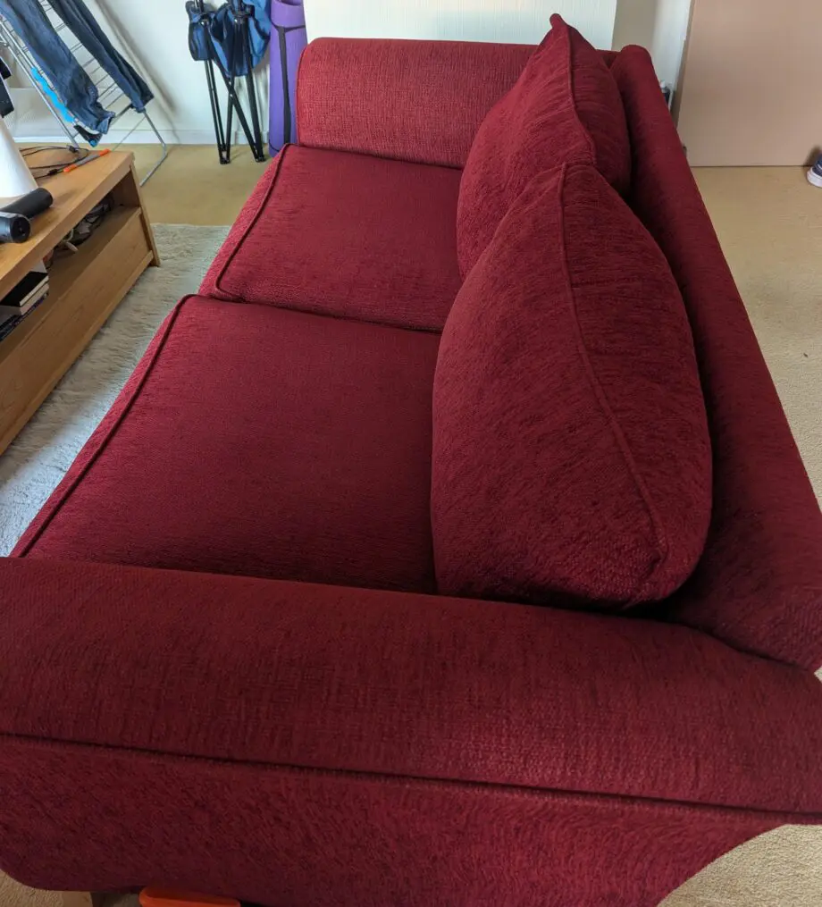 2 Seater Red Sofa