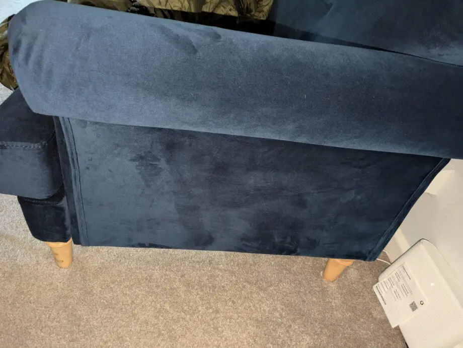 **Virtually new** Dunelm Jazz Velvet 3-seater Sofa