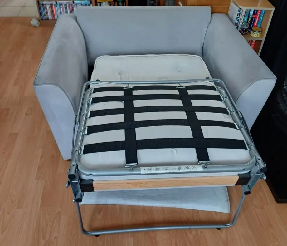 Furniture Village grey 2 seater sofa bed