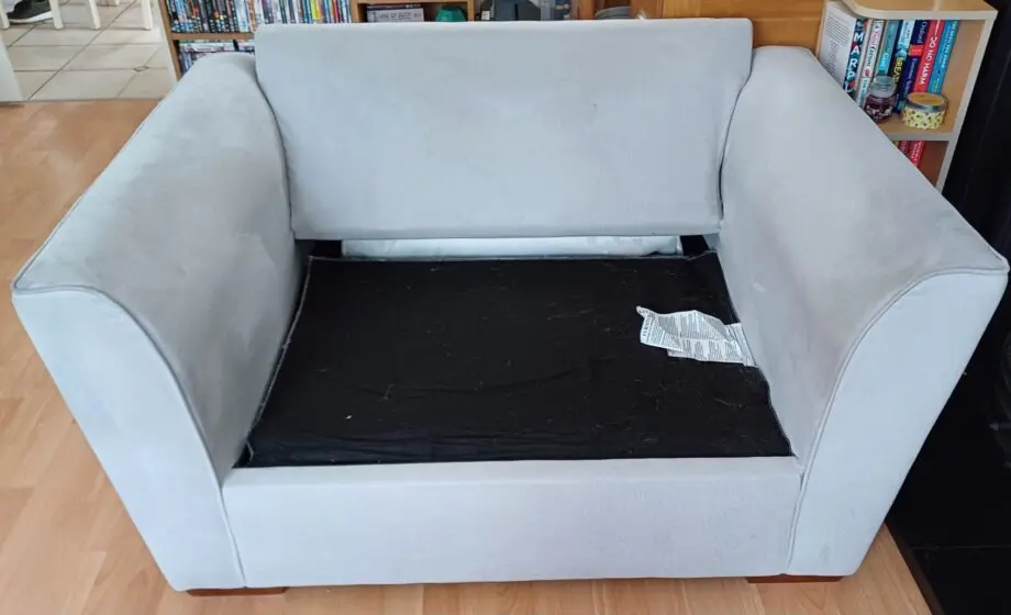 Furniture Village grey 2 seater sofa bed