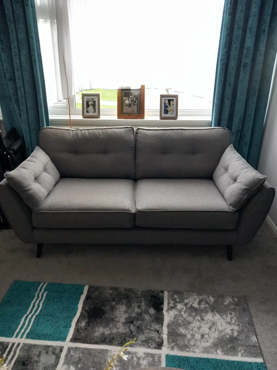 Dfs grey sofas x 2