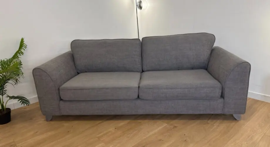 DFS Sofa Bed - Fabric / Soft Grey