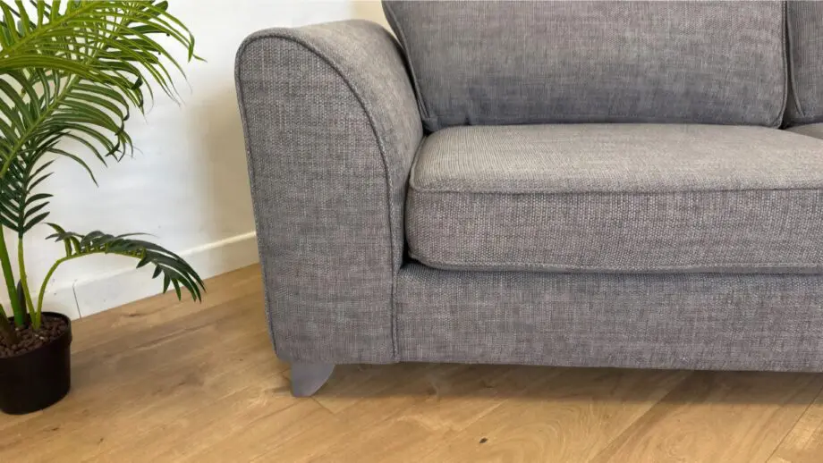 DFS Sofa Bed - Fabric / Soft Grey