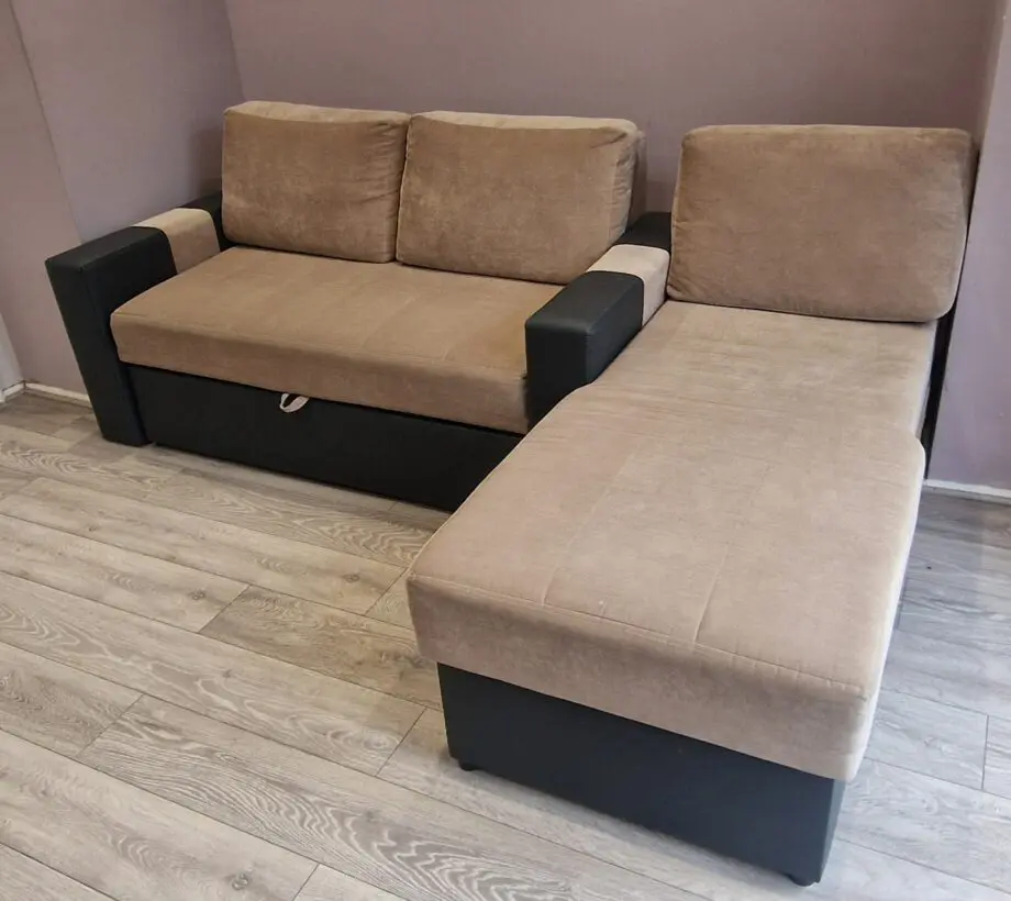 Adel Corner Sofa Bed with Storage