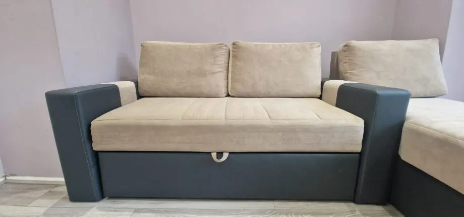 Adel Corner Sofa Bed with Storage
