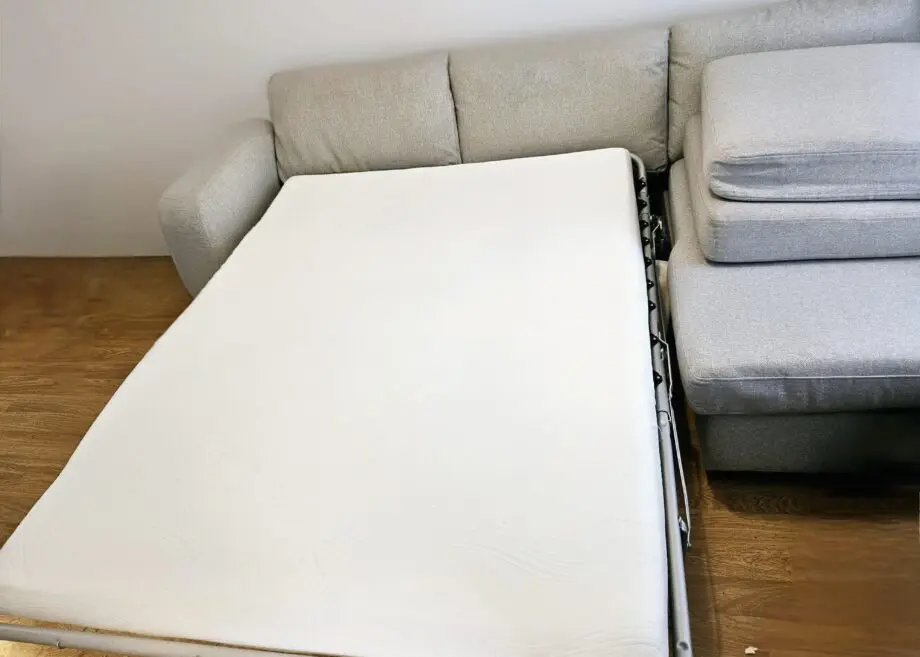 DFS Silver Right Hand Facing Chaise End 3 Seater Supreme Sofa Bed