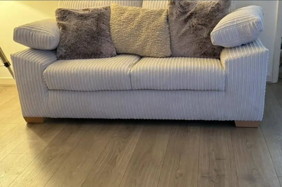 Almafi Cord Highback 3+2 Seater Sofa Pair