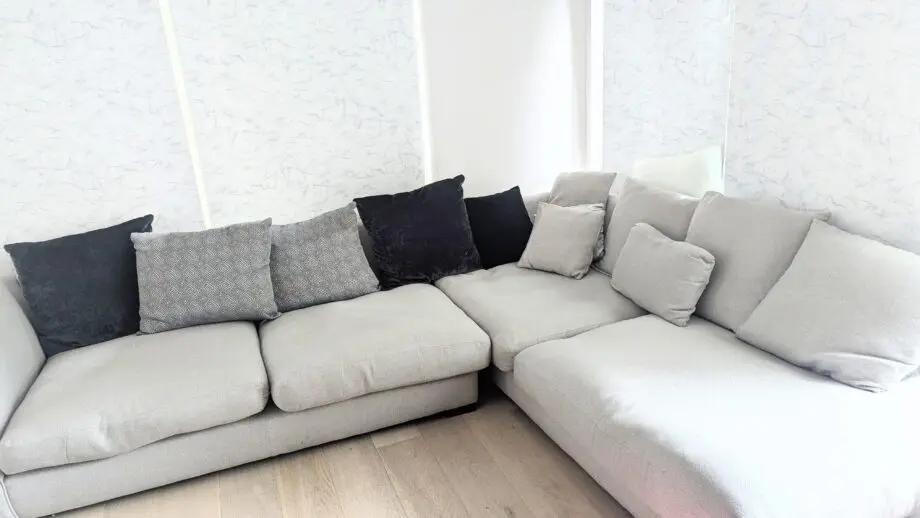 Beige Corner Sofa