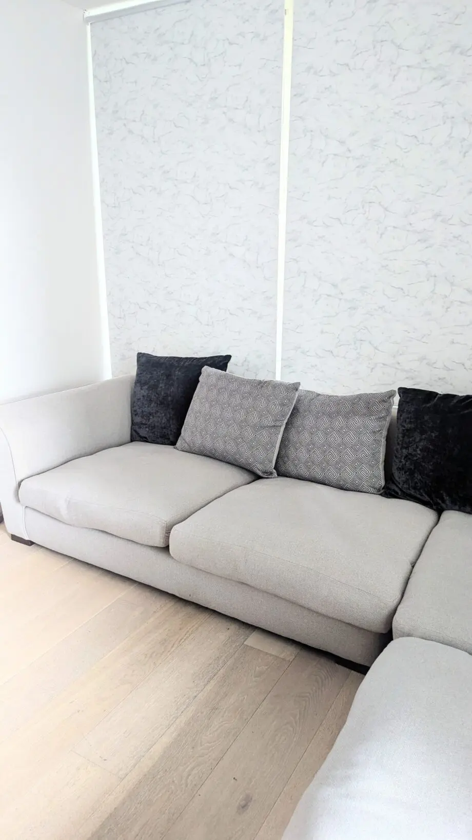 Beige Corner Sofa