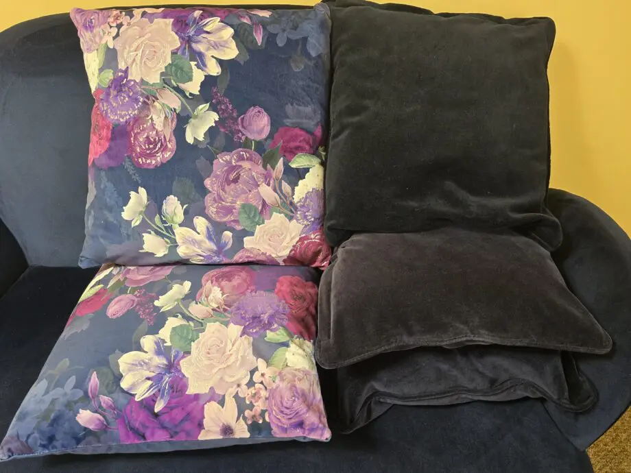 2 Seater Sofa, chair and footstool – excellent condition