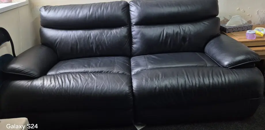Scs leather sofas