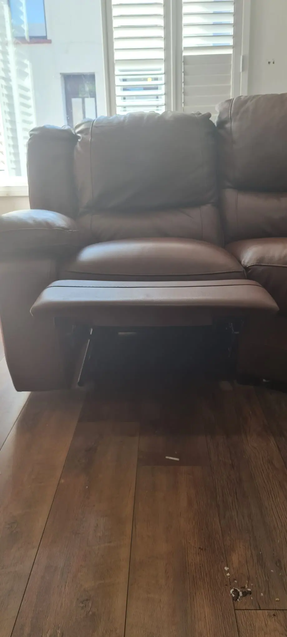 New trends concept brown leather sofa