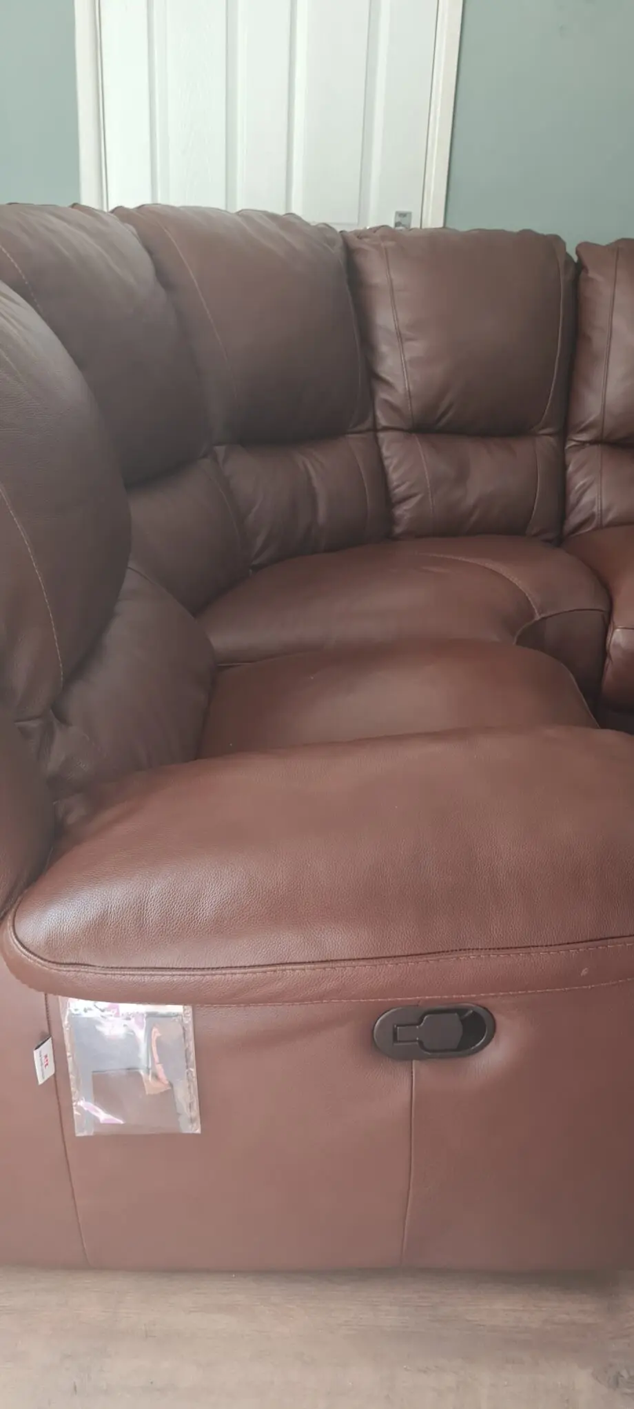 New trends concept brown leather sofa