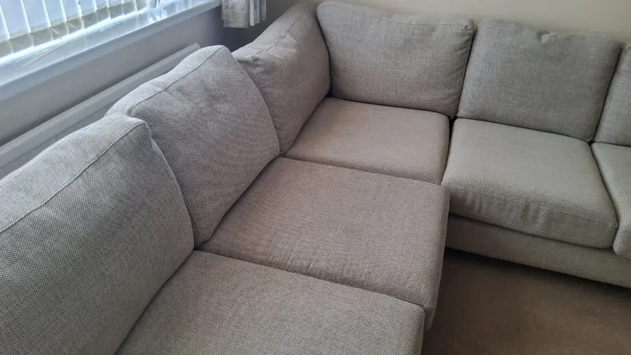 A DFS large conner sofa