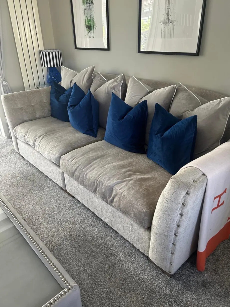 Designer Rooms 4 seater sofa and snuggle chair