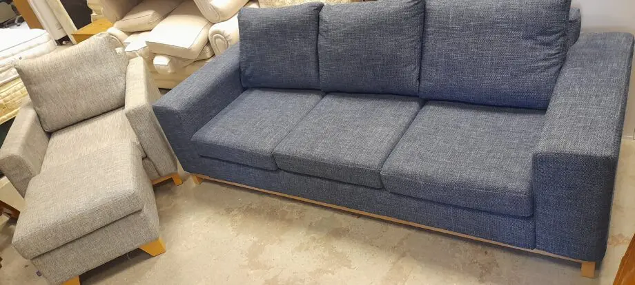 3 seat sofa, Armchair and Footstool