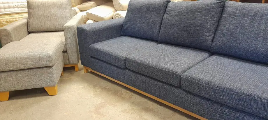 3 seat sofa, Armchair and Footstool
