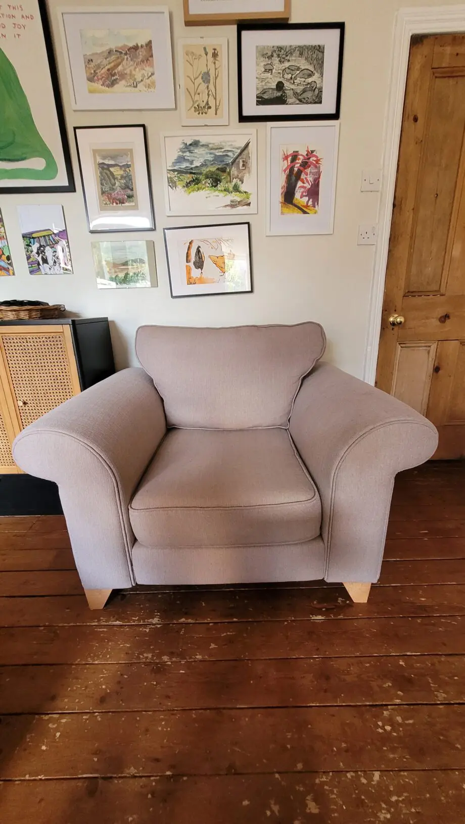Sofa, Armchair, Ottoman Set