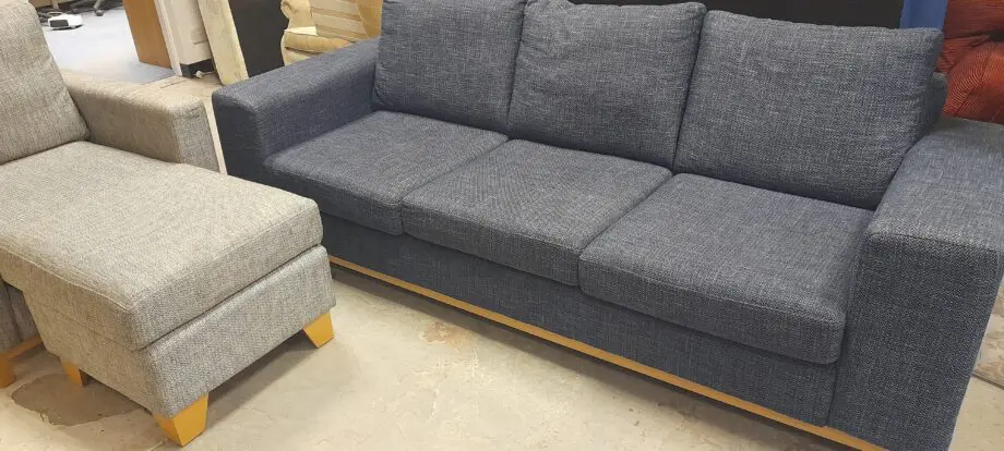 3 seat sofa, Armchair and Footstool