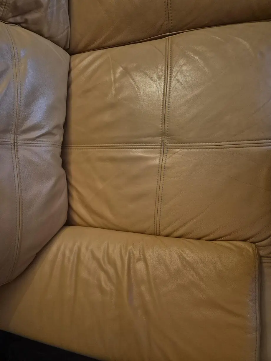 Harvey's Islington Mustard Yellow Sofa and matching Footstool