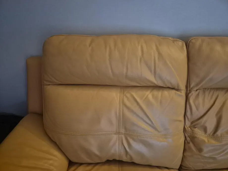 Harvey's Islington Mustard Yellow Sofa and matching Footstool