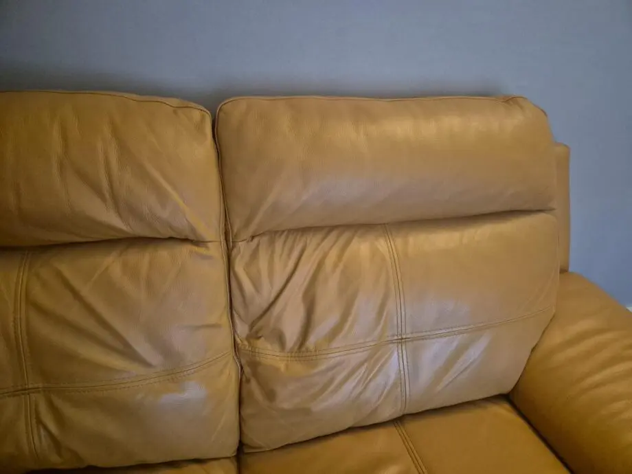 Harvey's Islington Mustard Yellow Sofa and matching Footstool