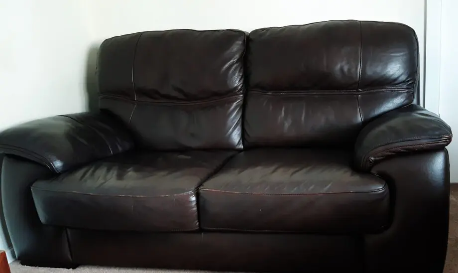 Sofology brown violino leather 3 piece suite