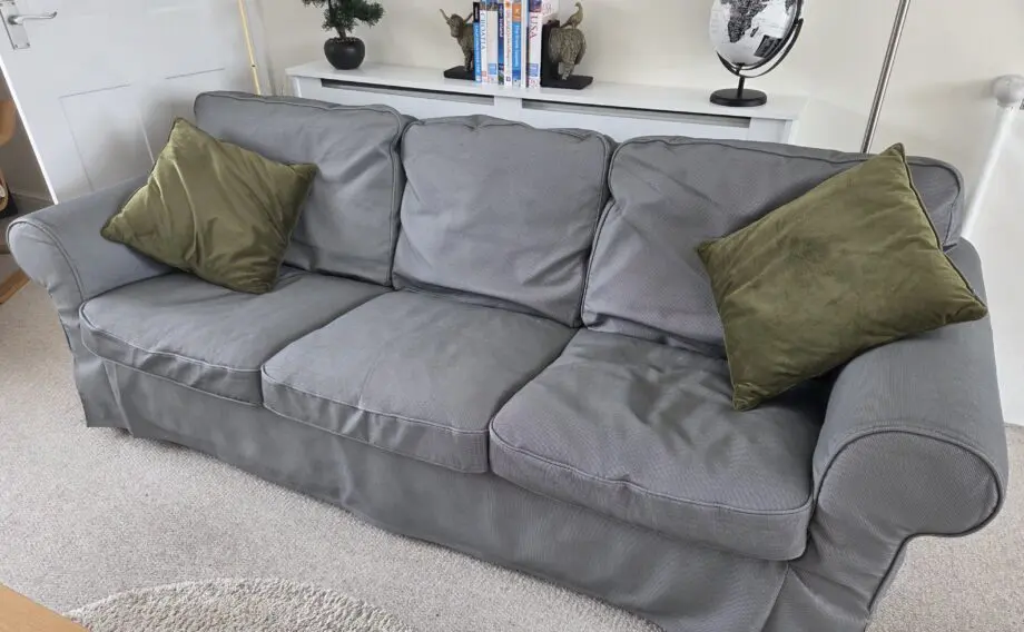 IKEA Ektorp Grey 3 piece sofa