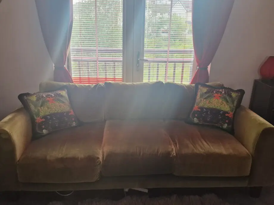 Sofa.com Velvet Green Carmel Sofa
