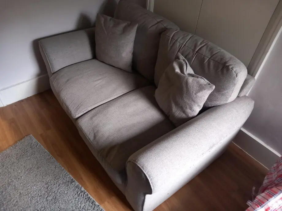Argos Home Lisbon Fabric 2 Seater Sofa - Grey