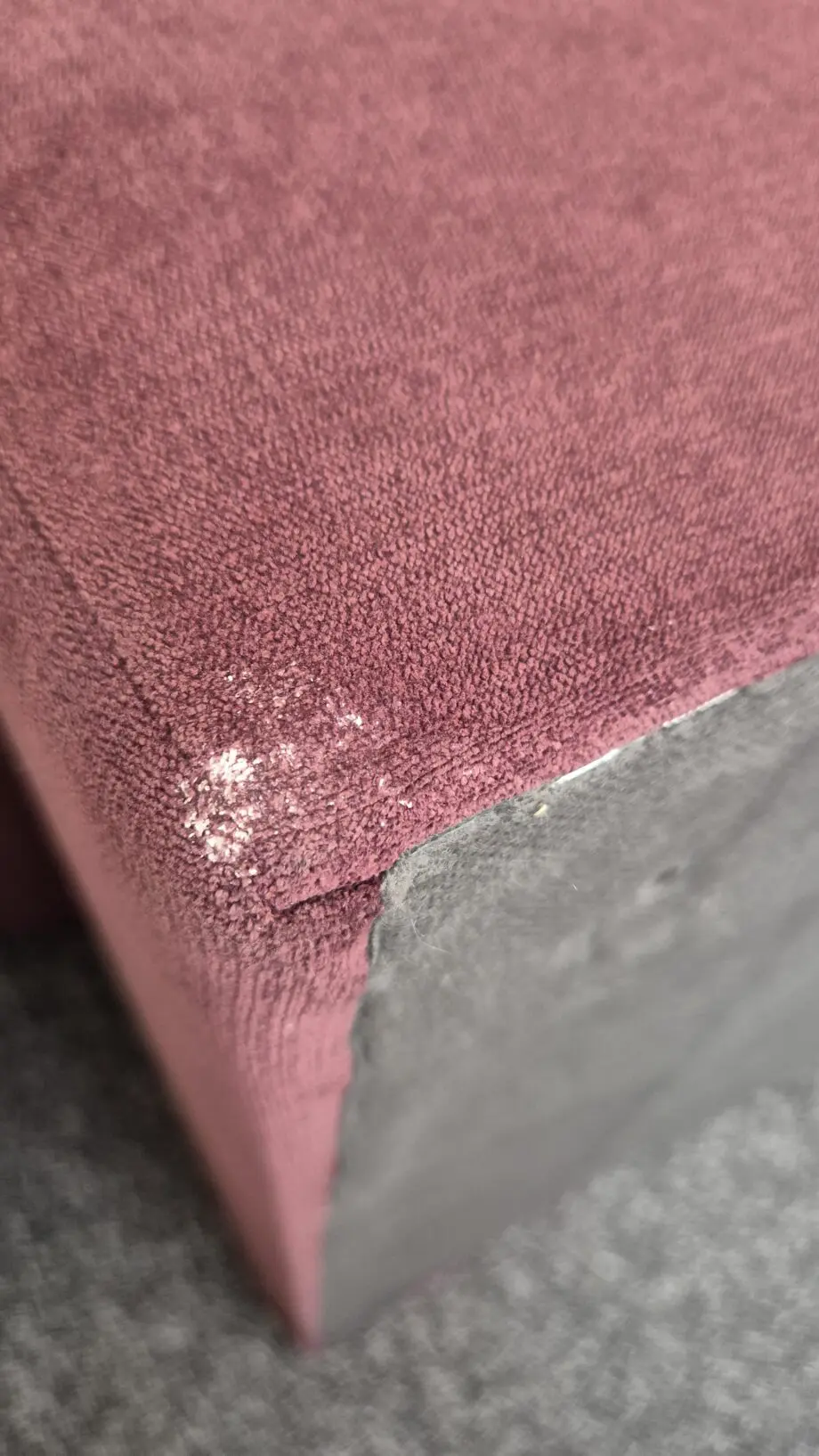 DFS Wine Chesterfield sofa