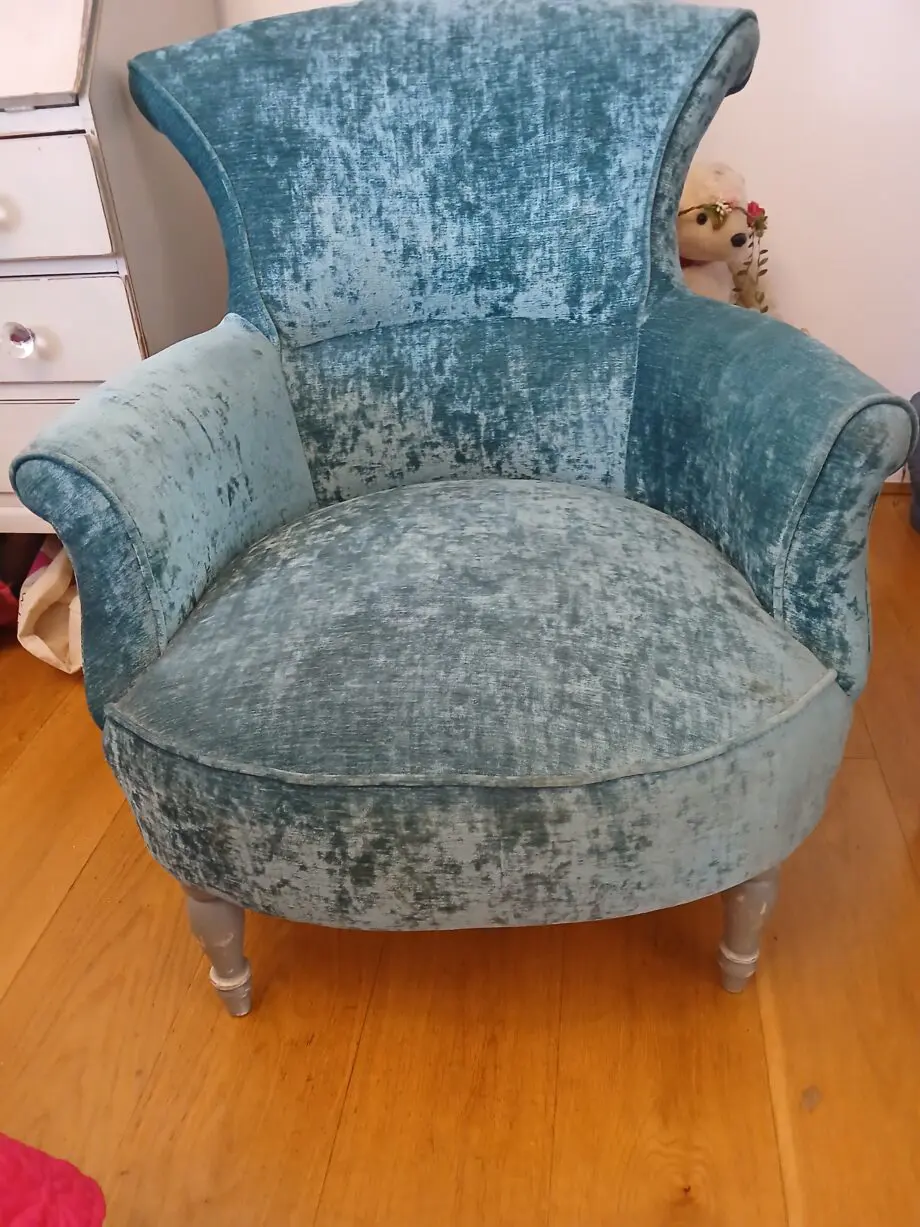 VOYAGE Maison velvet high back chair