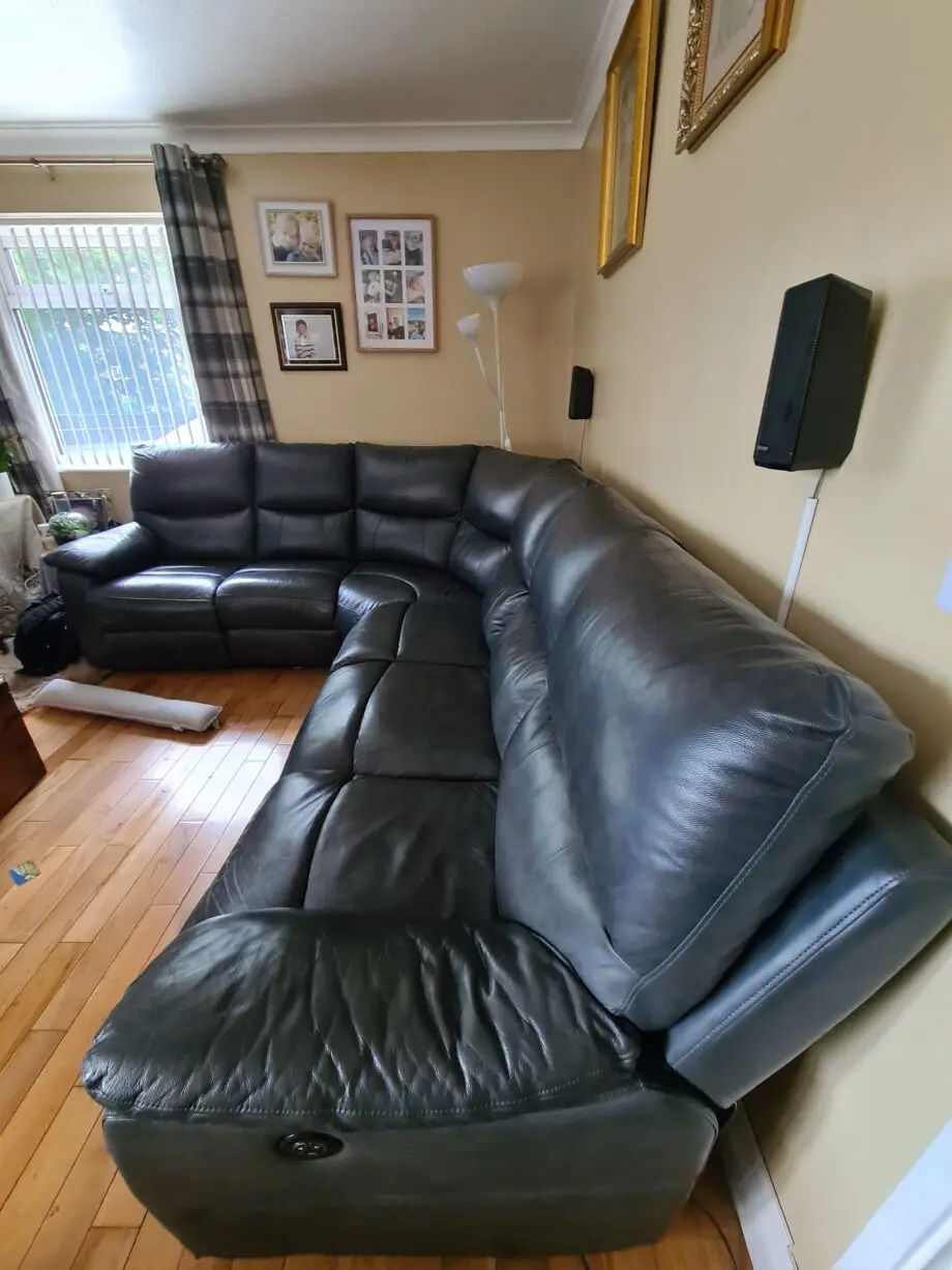 Harveys Charcoal Reclining Corner Sofa