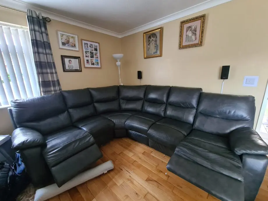 Harveys Charcoal Reclining Corner Sofa