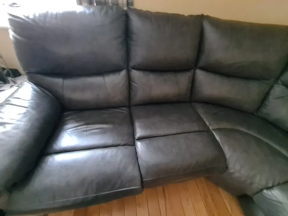 Harveys Charcoal Reclining Corner Sofa