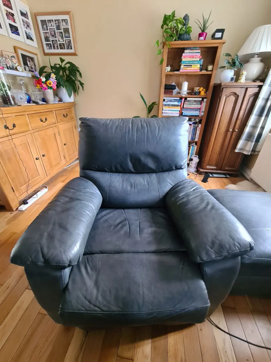 Harveys Charcoal Reclining Corner Sofa