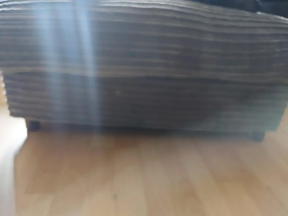 Charcoal corner sofa. good condition