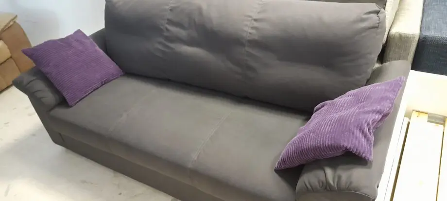Dark grey 3 seat sofa