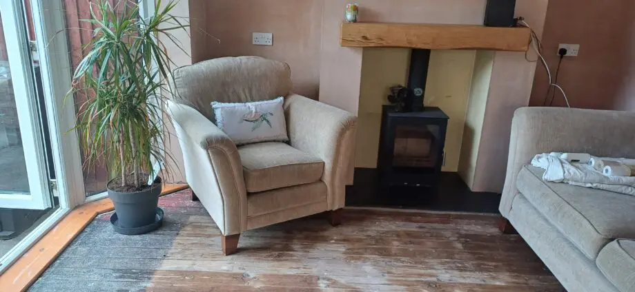 Cousins 3 seater and chair