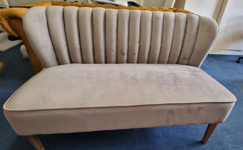 Birkett Steal Grey 2 seater Loveseat