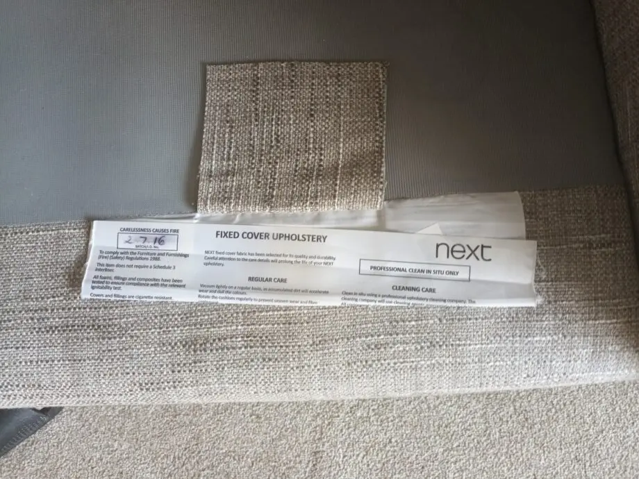 Next Ashford Grey Four Seater Sofa