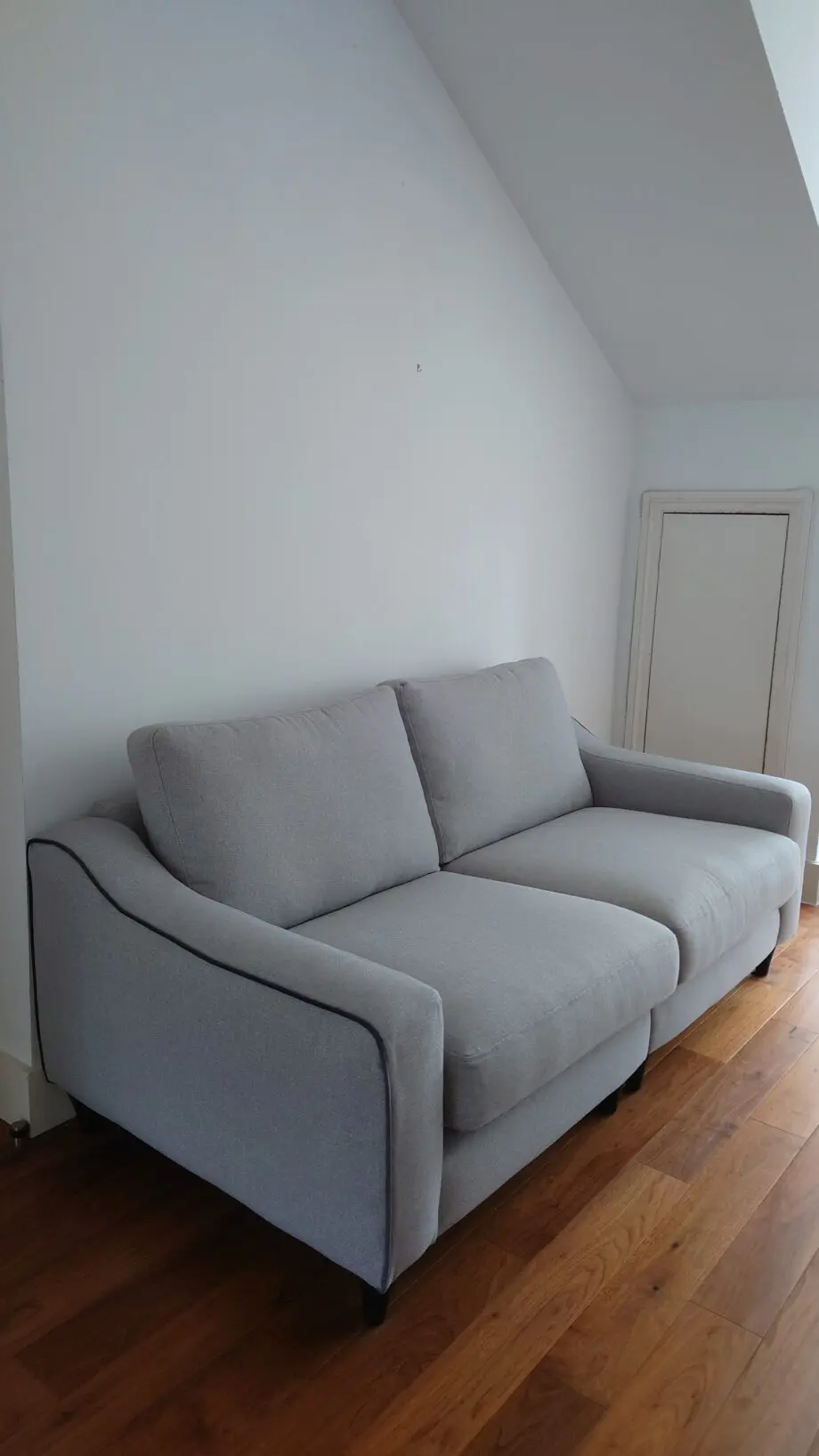 DFS light gray Edie 3 seater sofa
